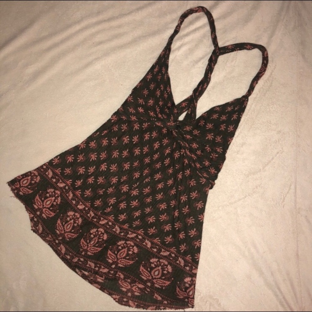 Free People cami with twisted straps
